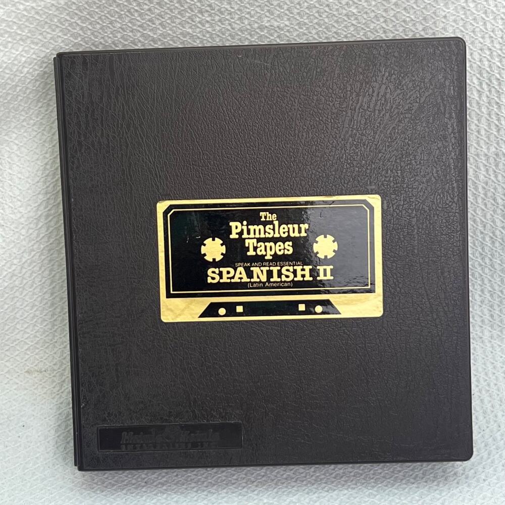 Vintage Pimsleur Spanish II Cassettes 9-16 Language Course Heinle & Heinle